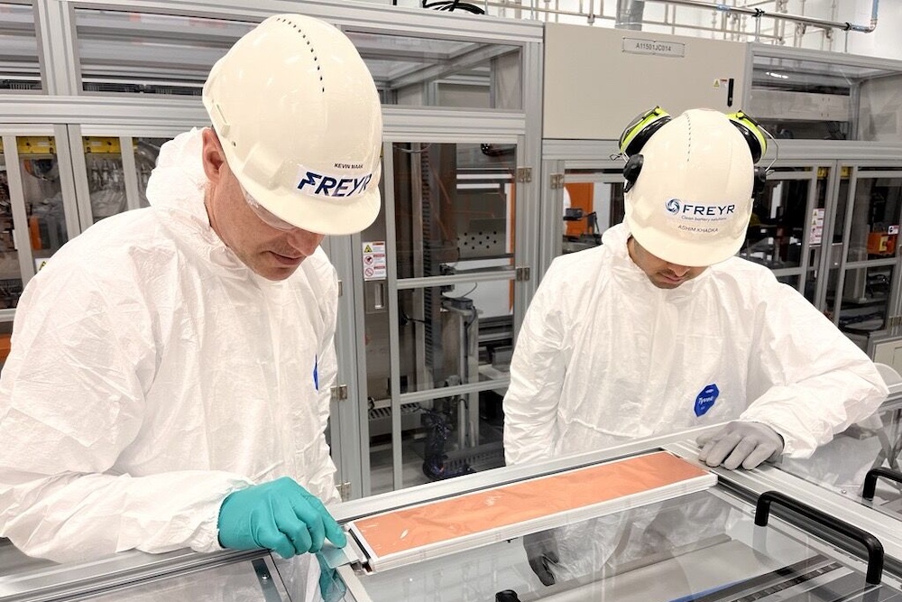 Freyr battery production