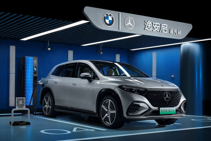 Ionchi ladestation charging station china mercedes benz eqs suv bmw