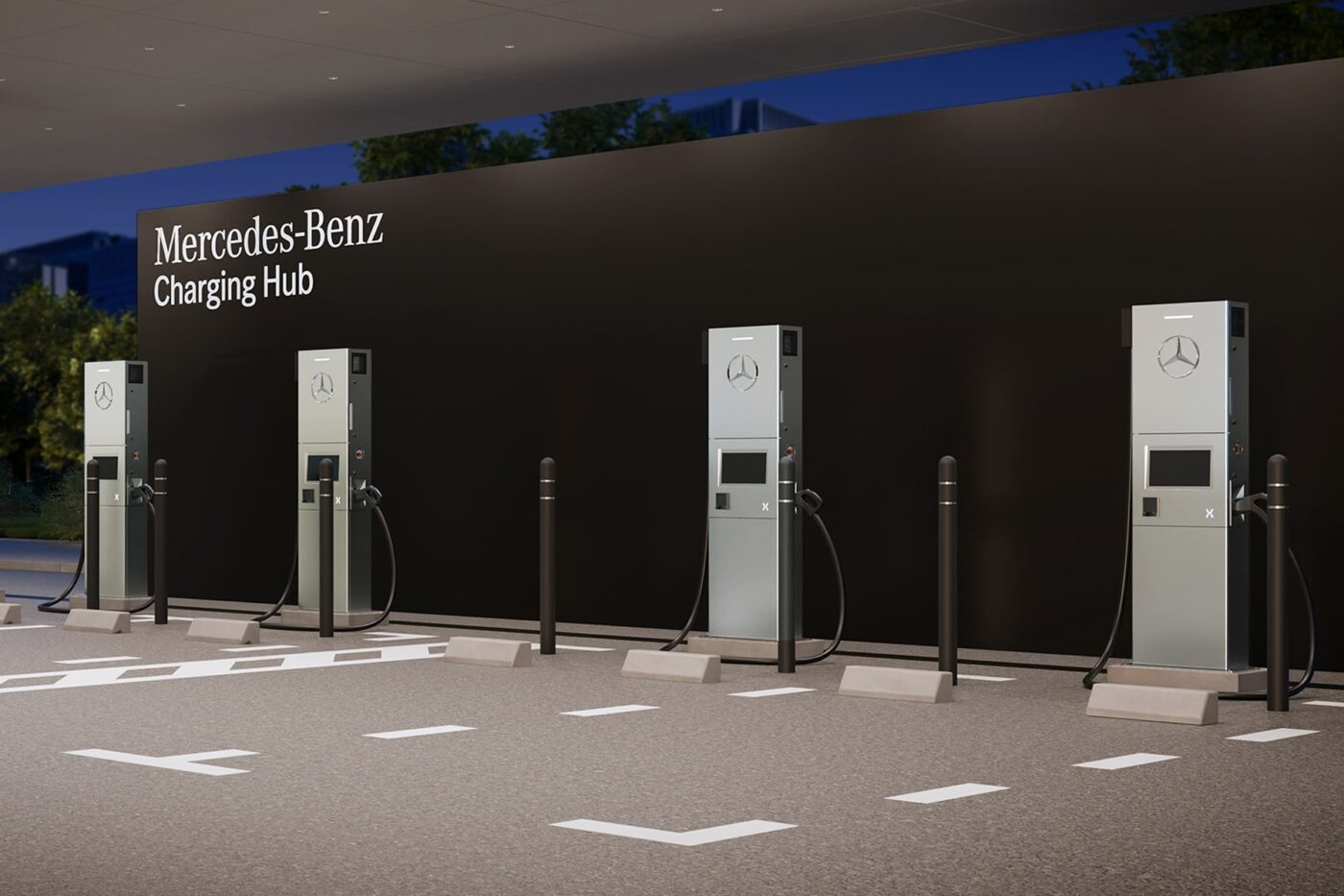Mercedes benz ladestation estación de carga powerx japón min