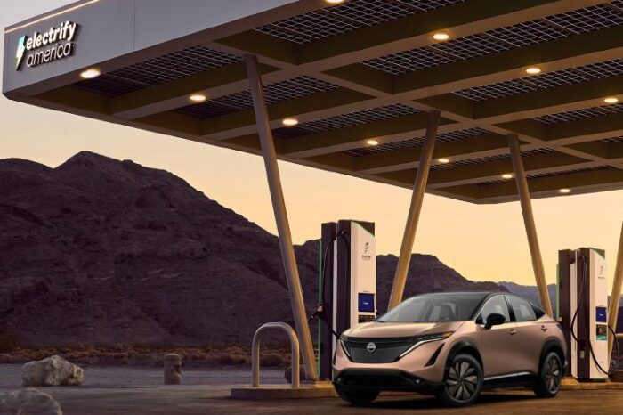 Nissan ariya electrify america charging e
