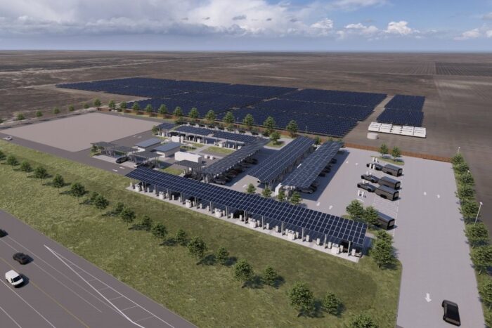 Tesla oasis supercharger