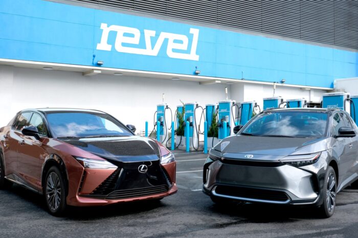 Toyota revel ev charging york city nyc cropped