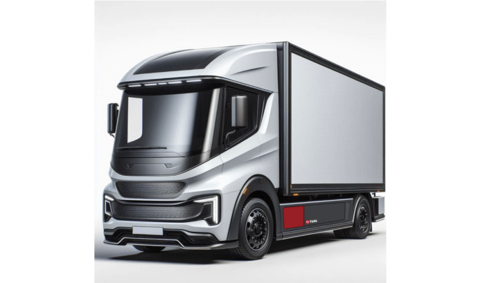 Tual hgv with swappable batteries