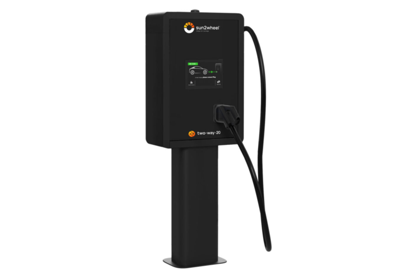 sun2wheel bidireccional dc wallbox 2024