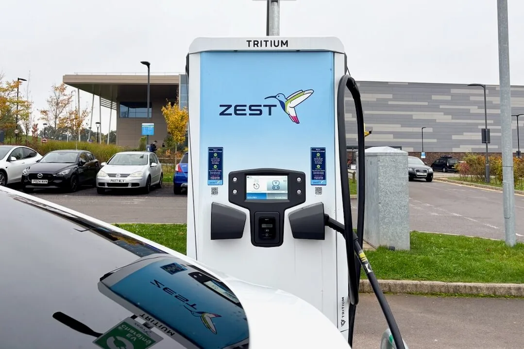 zest charging station warwick university tritium