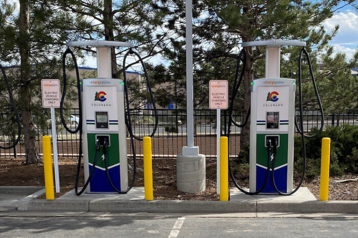 Estación de carga Chargepoint colorado dc fin e