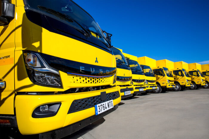 Daimler truck fuso ecanter spanien planway logistica