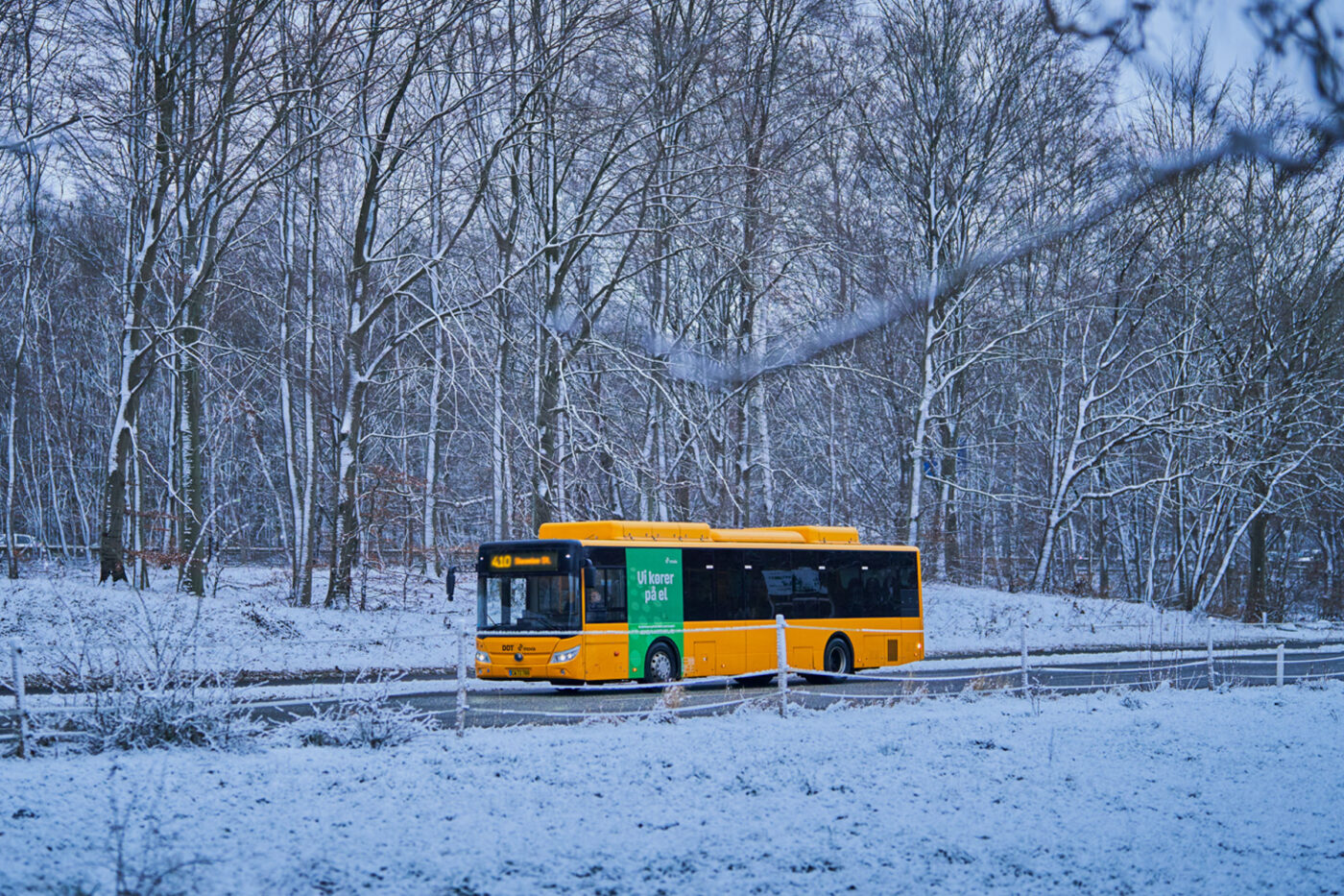 Movia e bus danemark denmark winter