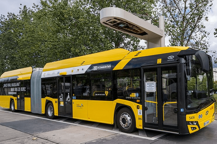 Solaris urbino electric elektrobus electric bus bvg berlin min e