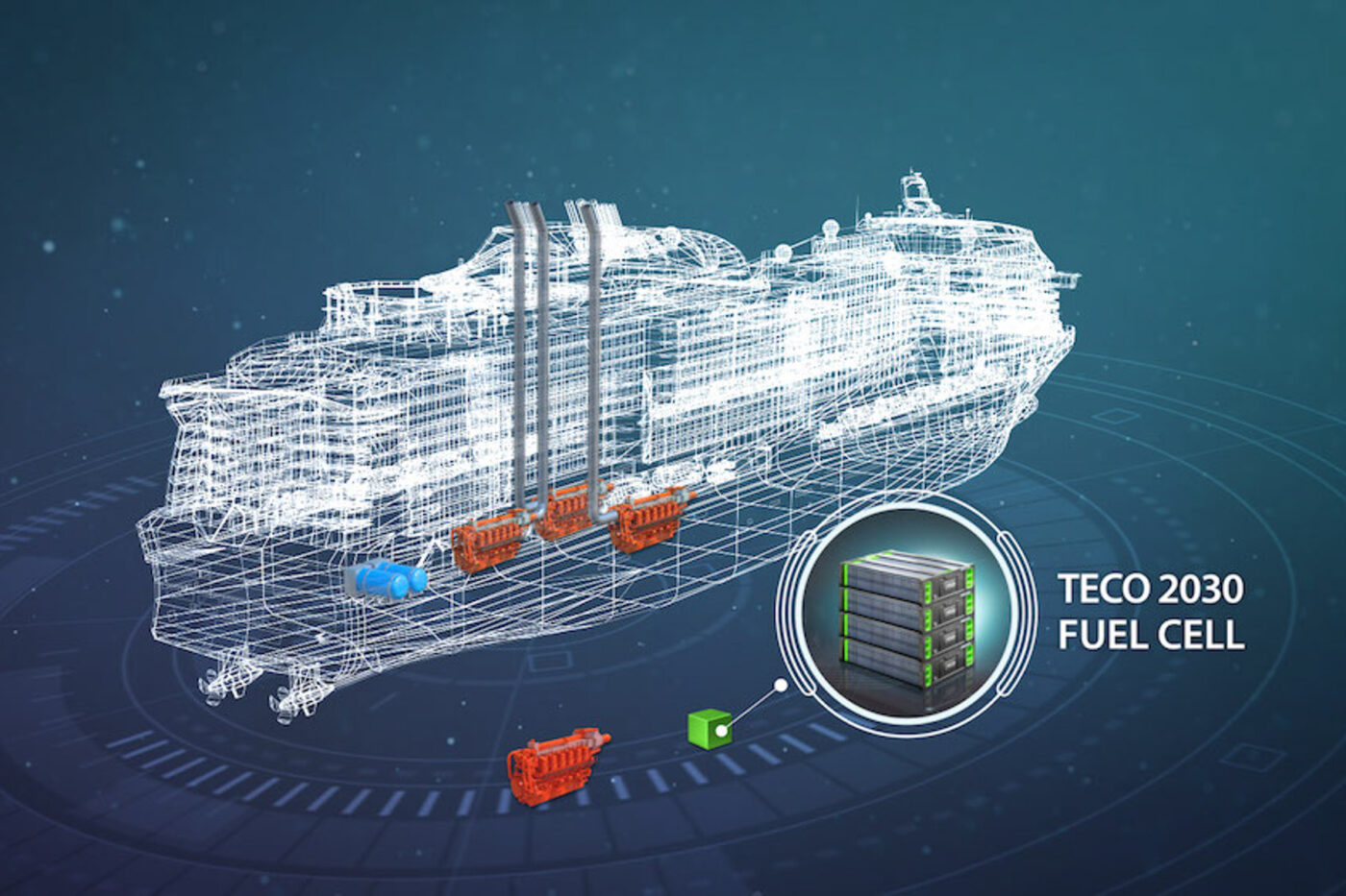 Teco brennstoffzelle fuel cell schiff symbolbild
