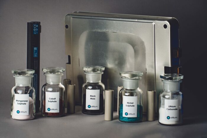 Reciclaje de pilas Altilium materiales para pilas