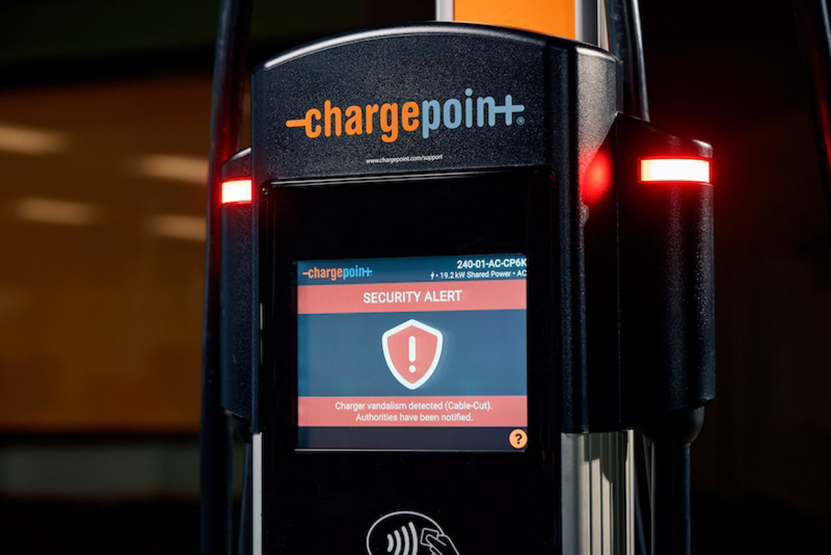 Chargepoint proteger vandalismo