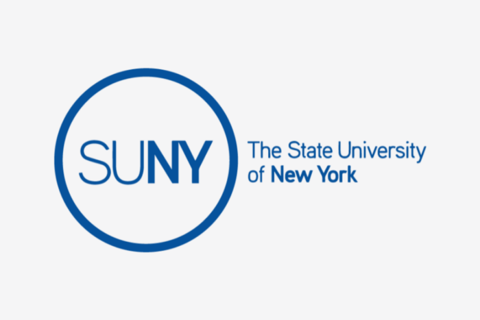 Logotipo de la universidad estatal Suny de York