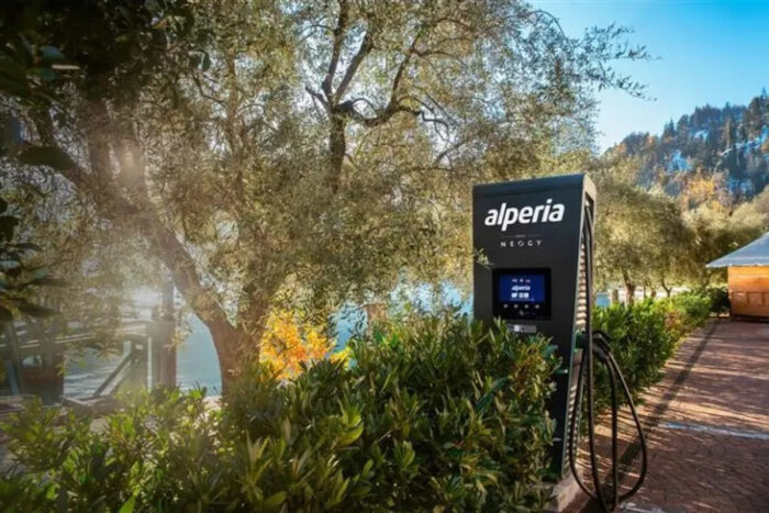 Alperia south tyrol charging station hypercharger rendering