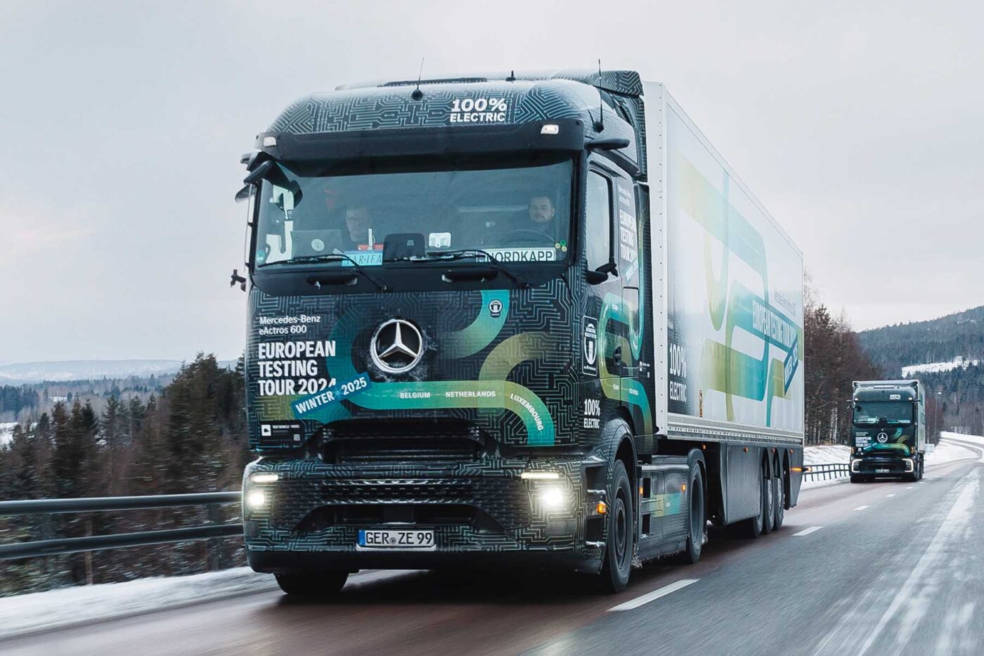 daimler truck mercedes benz eactros 600 winter testing e lkw electric truck 2025 03 min Image: Daimler Truck