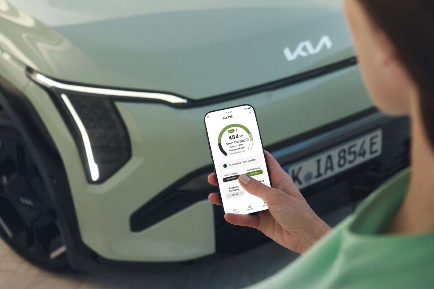 Kia app carga inteligente v1g v2g v2h