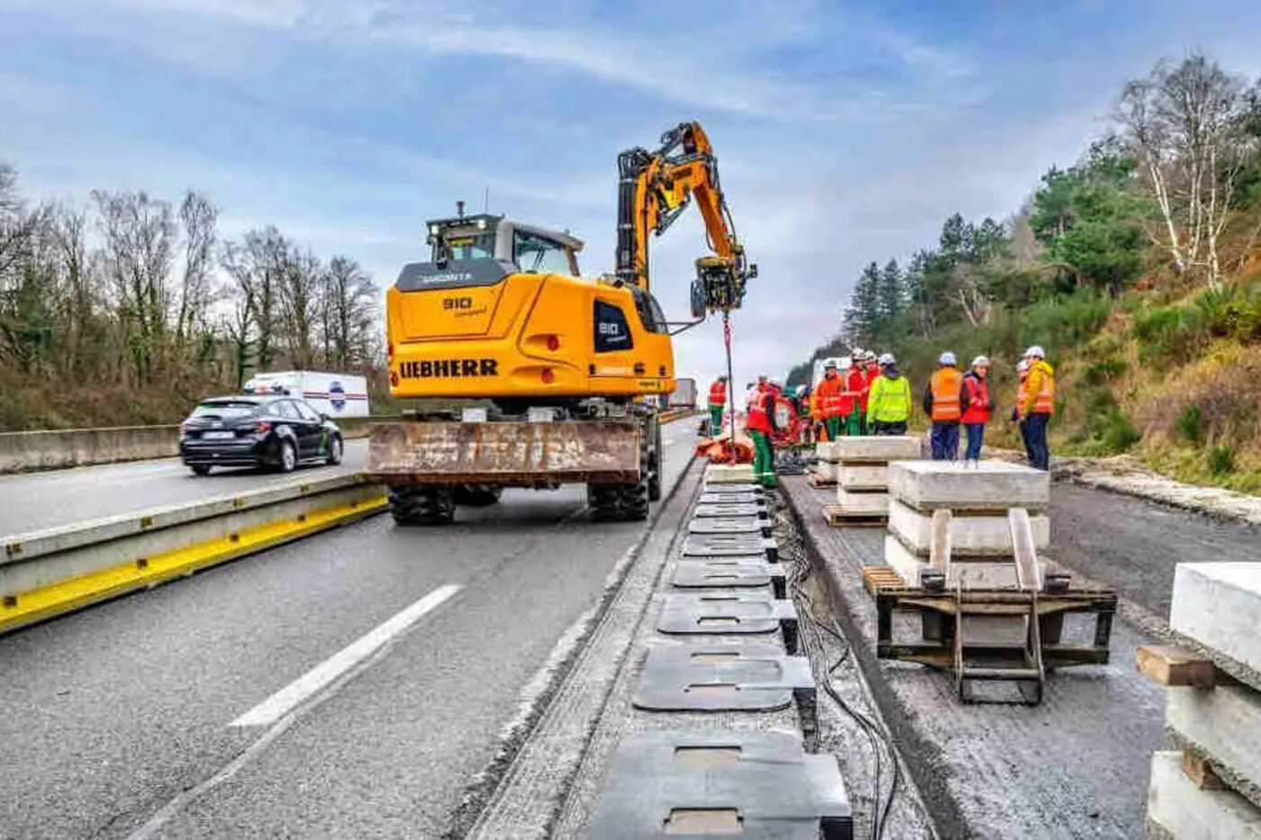Vinci autoroutes induktives laden electreon