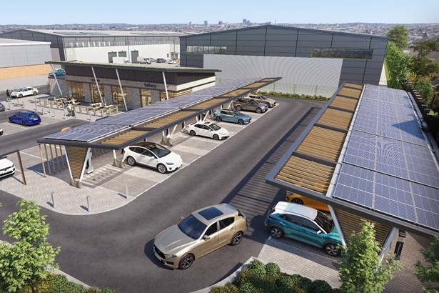 West midlands cpmbine authority wmca uk charging hub birmingham rendering cropped