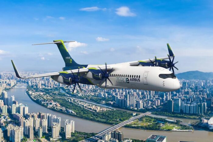 Airbus zeroe fuel cell aircraft hydrogen fcev
