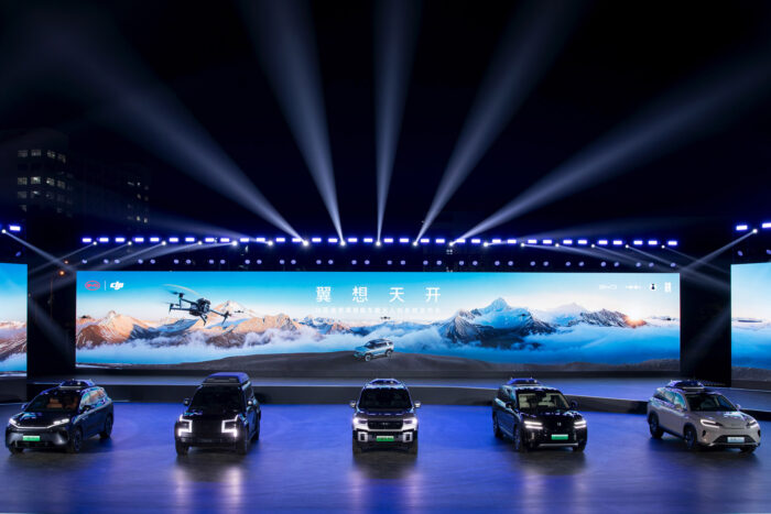 Sistema de drones Byd dji