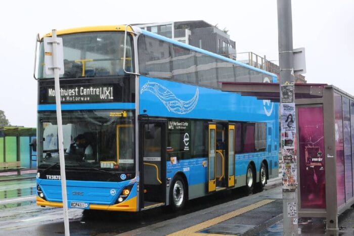 Auckland transporte autobús eléctrico zelanda