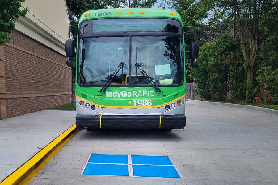 Inductev enc bus eléctrico carga inductiva indiana usa