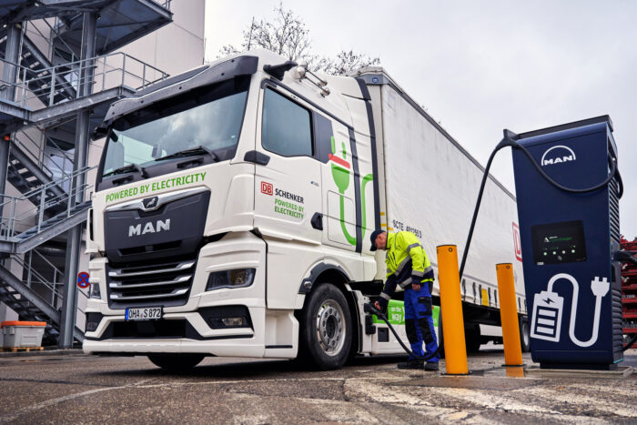 Man etruck db schenker inbound logistics