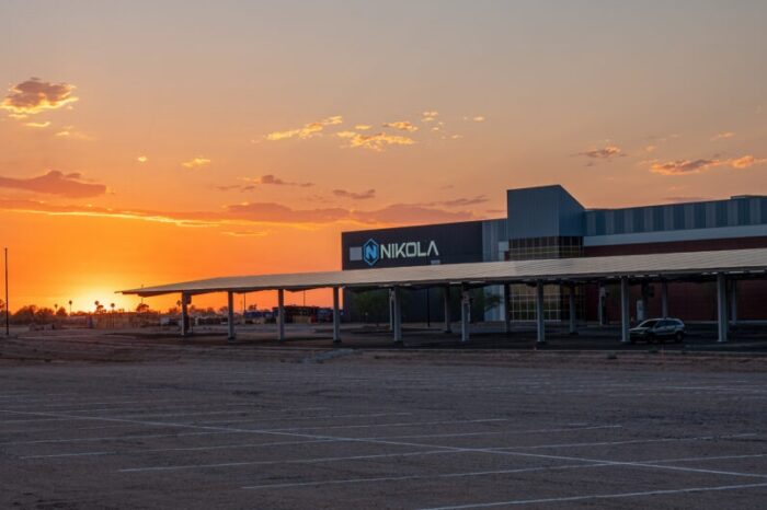 Nikola fabrik factory coolidge arizona
