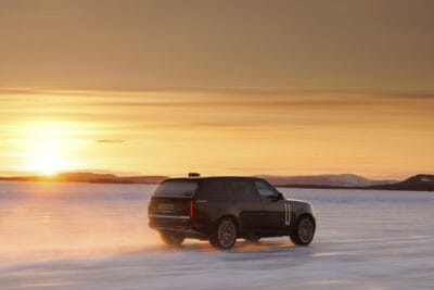 Prueba de invierno del prototipo eléctrico Range rover