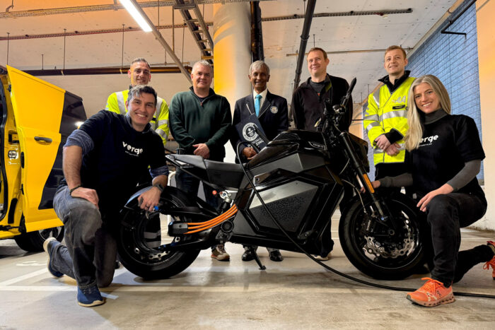 Verge motorcycle ts pro world record