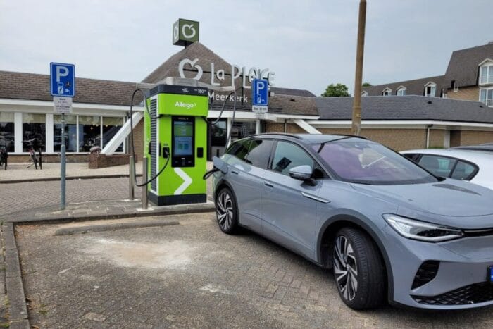 Allego kreisel chimero eléctrico estación de carga meerkerk países bajos