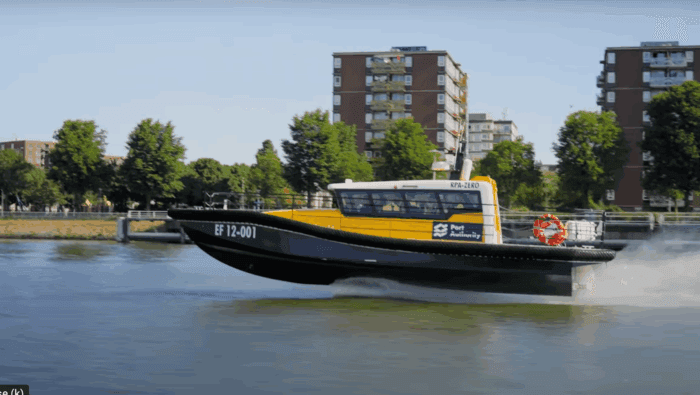 Artemis hydrofoil workboat port of rotterdam