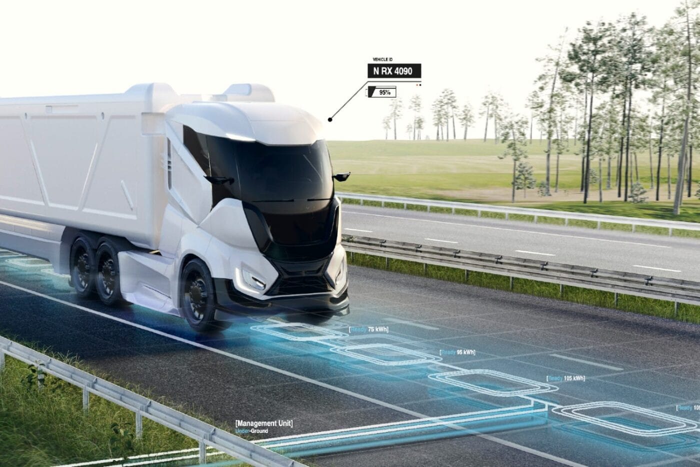Bavaria amberg germany a6 induktive charging fau e road