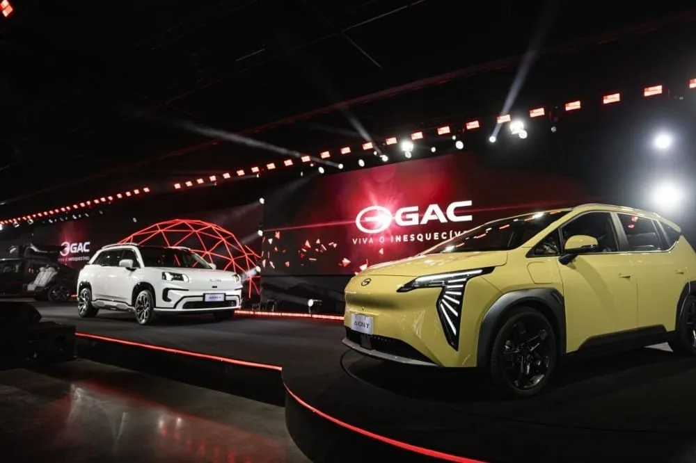 GAC electric vehicles launch event in Brazil