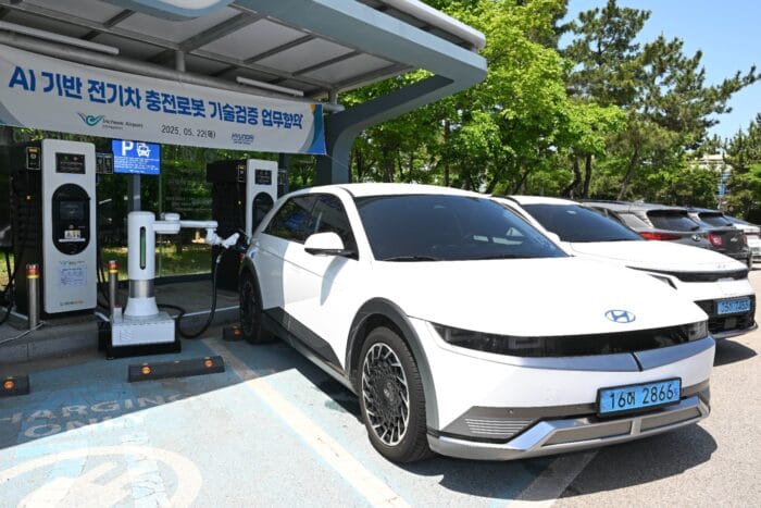 Hyundai motor aeropuerto de incheon robots de carga
