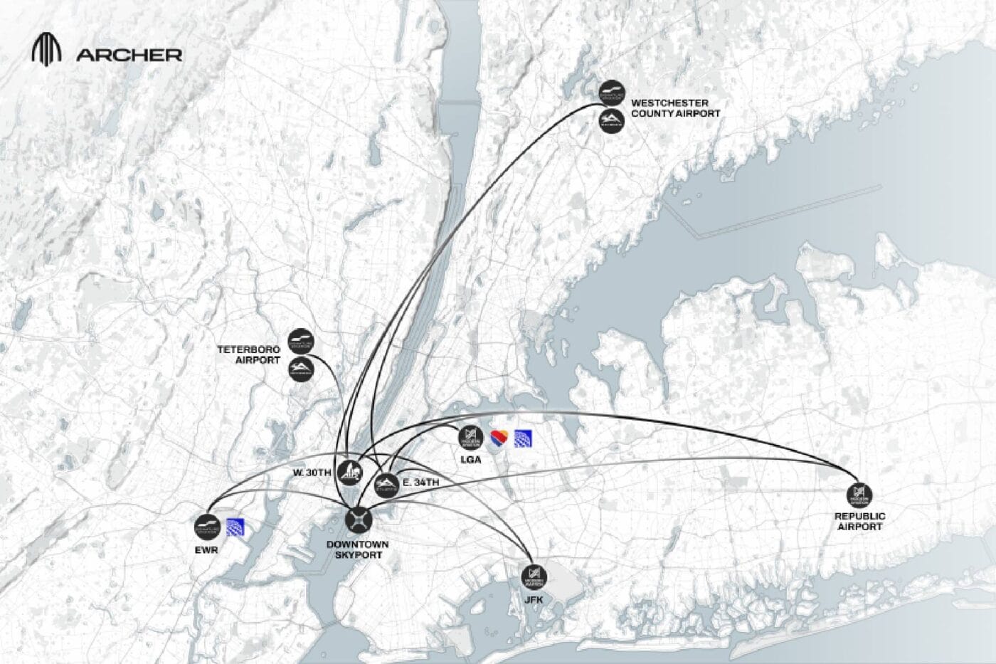 nyc archer united network mapa evtol nueva york 2025 1 nyc archer united network mapa evtol nueva york 2025 1