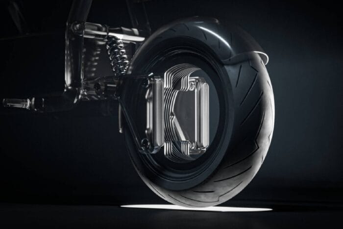 Verge motorcycles in wheel motor