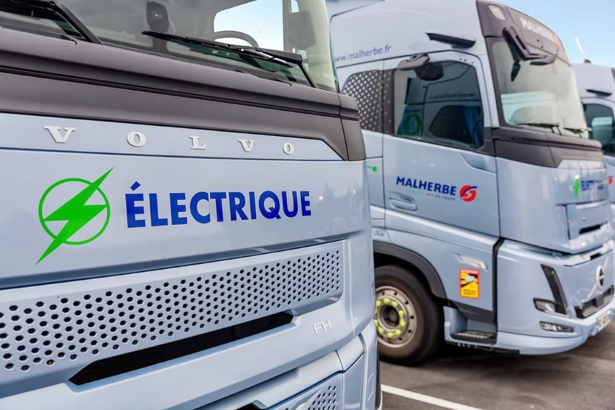 Volvo trucks malherbe e lkw fh electric aero france
