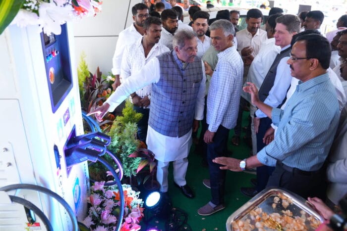 Bengaluru solar powered ev charging hub
