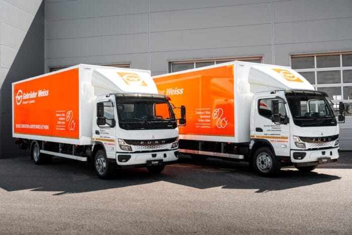 Daimler truck gebruder weiss fuso e canter kroatien croatia