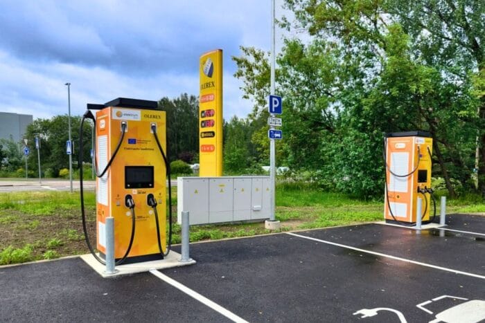 Elektrum eesti olerex ladestaion estación de carga estland esthonia
