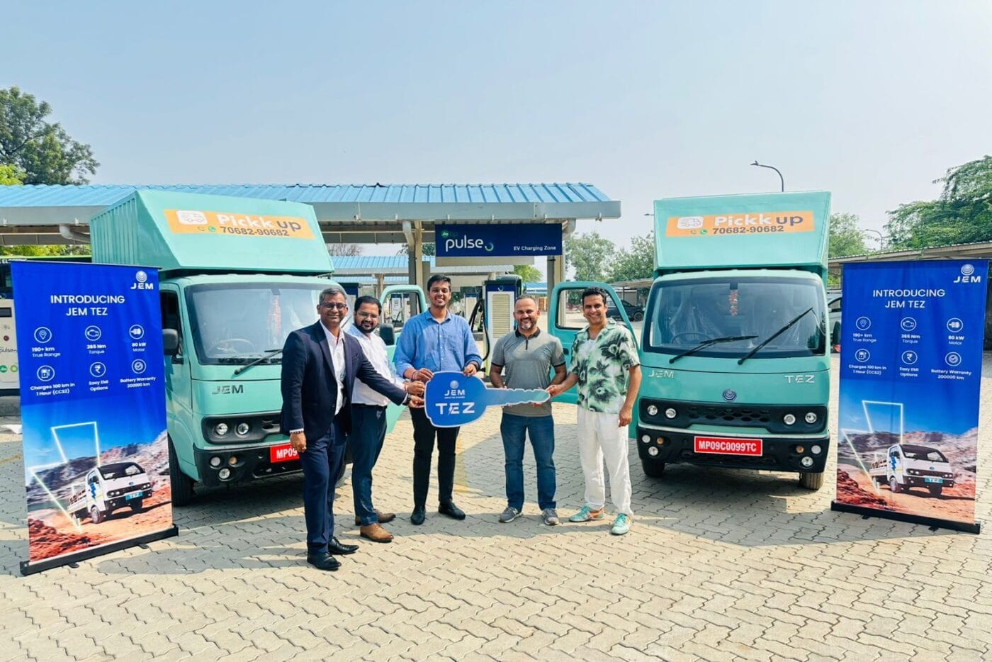 Jupiter electric mobility pickkup india truck fleet