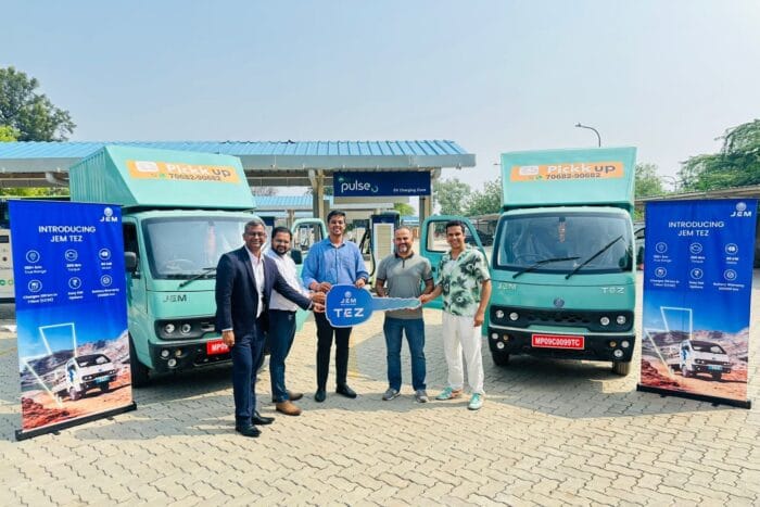 Jupiter movilidad eléctrica pickkup india flota de camiones