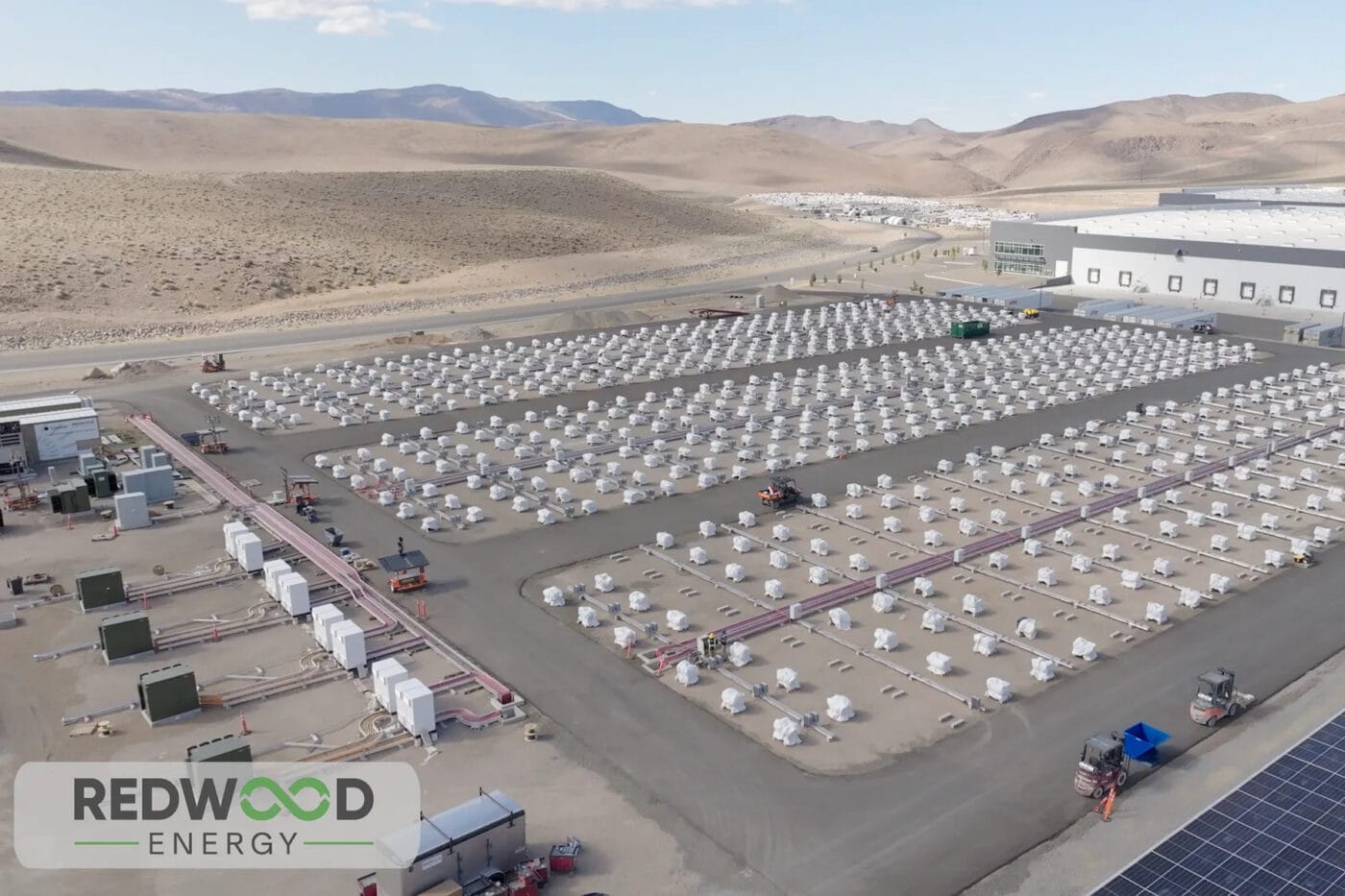 Redwood energy second life batterie speicher almacenamiento de energía