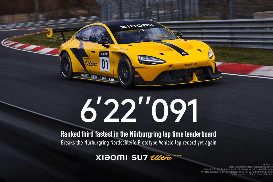 Xiaomi su7 ultra nuerburgring rundenrekord