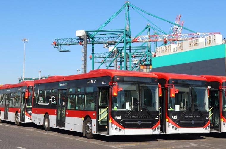 Zhongtong electric buses santiago de chile red movilidad