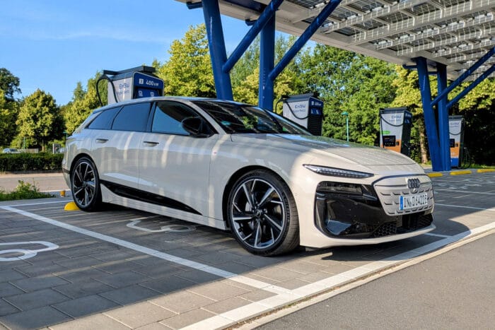 Audi a6 avant e tron test cms