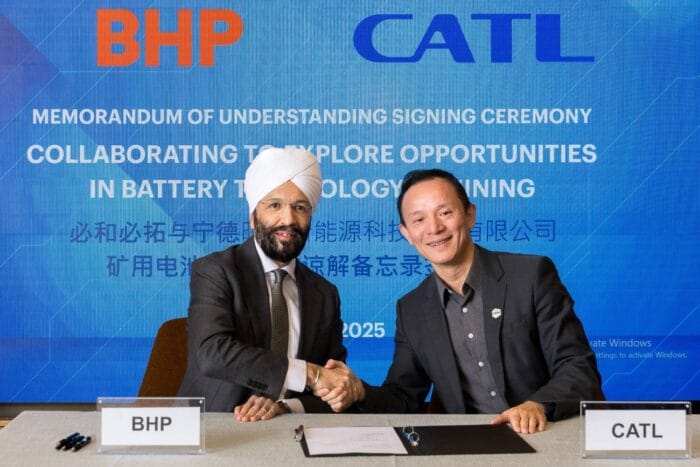 Bhp catl mining battery collaboration