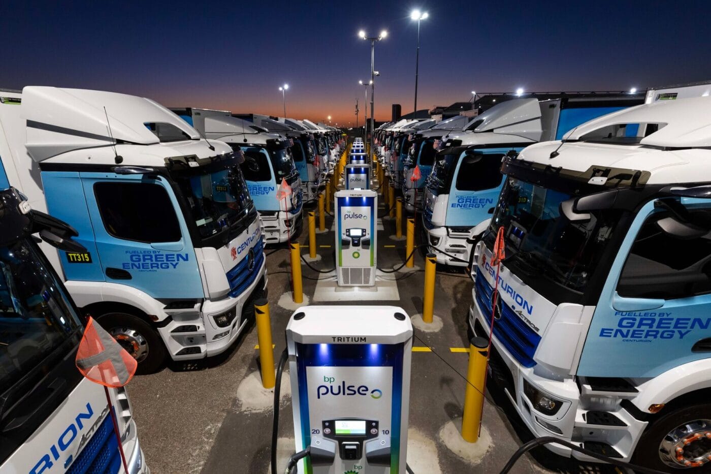 Daimler camión mercedes benz eactros e lkw camión eléctrico centurion australien australia