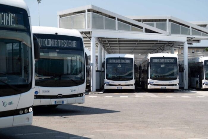 Florence italy electric buses byd k9ud